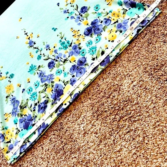 Karen Scott Floral Top with boat Neck & Wide Arm Cuff. Women’s XL EUC - Picture 13 of 13